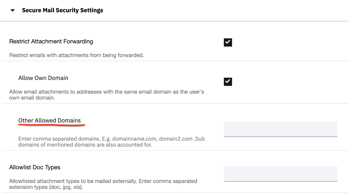 Restrict Attachment Forwarding Before